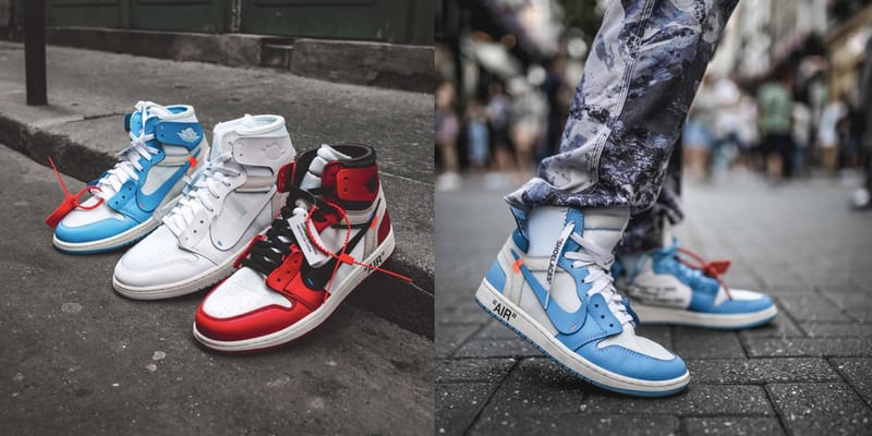 メンズair jordan1 offwhite chicago ブロック