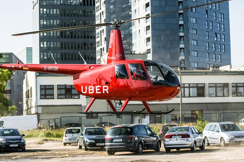 ウーバーがヘリコプターを使った“Uber Copter”を開始 | Hypebeast.JP