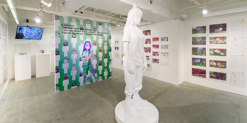 ビリー・アイリッシュ×村上隆によるコラボイベント内部の様子を公開