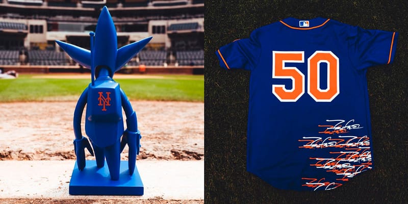 futura作品　　ny mets 額装 Futuraがメッツのワールドシリーズ初制覇50周年記念コレクション