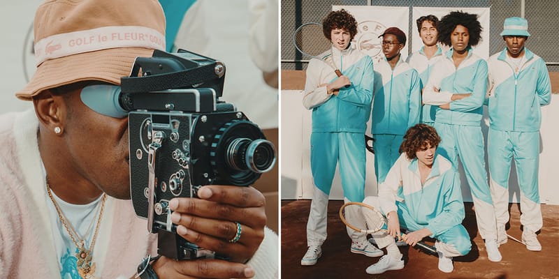 タイラーザクリエイター　GOLF le FLEUR × ラコステ テディー カラーブロックや大胆な刺繍 LACOSTE×タイラー・ザ