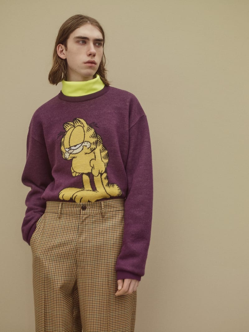 wtapsMISTER GENTLEMAN knit t purple