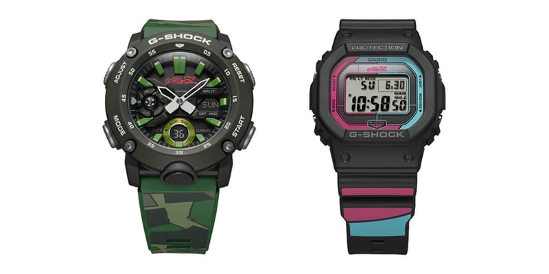 2024 新作】 G-SHOCK × コラボ 迷彩 腕時計 GORILLAZ 時計 - vogtech.ca