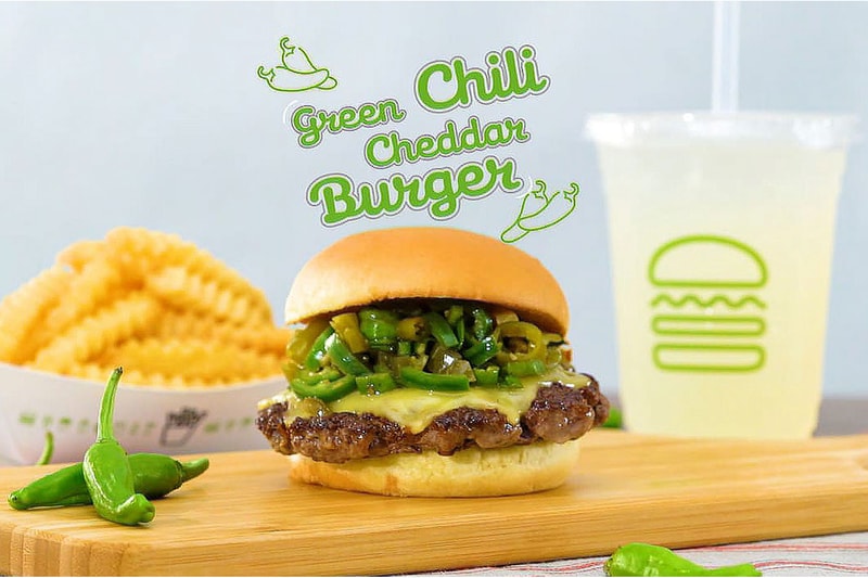 シェイクシャックがグリーンチリチェダーチーズバーガーを展開 Hypebeast.JP