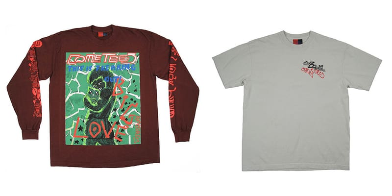 ビッグラブレコーズ x カム ティーズによるコラボTシャツ2型を