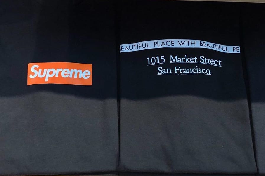 シュプリームがサンフランシスコ店オープン記念のボックスロゴTシャツ 