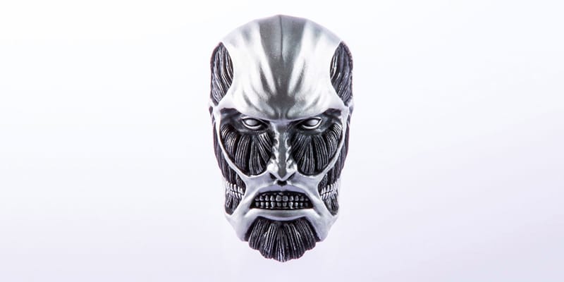 進撃の巨人　ハンジ Shoya Taniguchi リング 進撃の巨人】メッセージリング ハンジ シルバー（ブラックコーティング