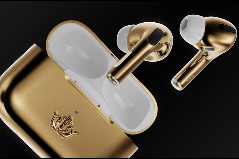 18金でコーティングされた約730万円の AirPods Pro が登場 | Hypebeast.JP