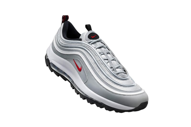 27.5cm NIKE AIR MAX 97 GOLF silver ゴルフ