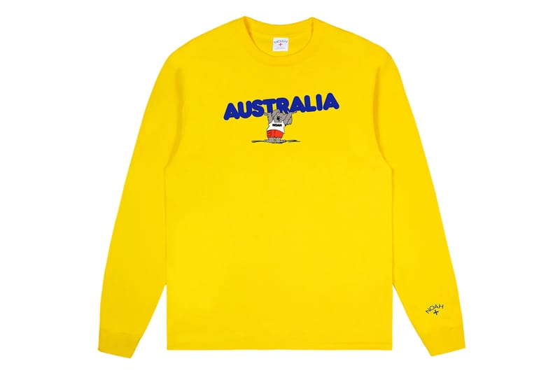 新作商品 NOAH nyc ノア yellow duck 長袖 Tシャツ ロンT 黄色 L