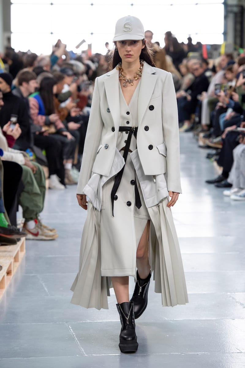sacai×nike トレンチジャケットミリタリーハイブリッドレイヤード