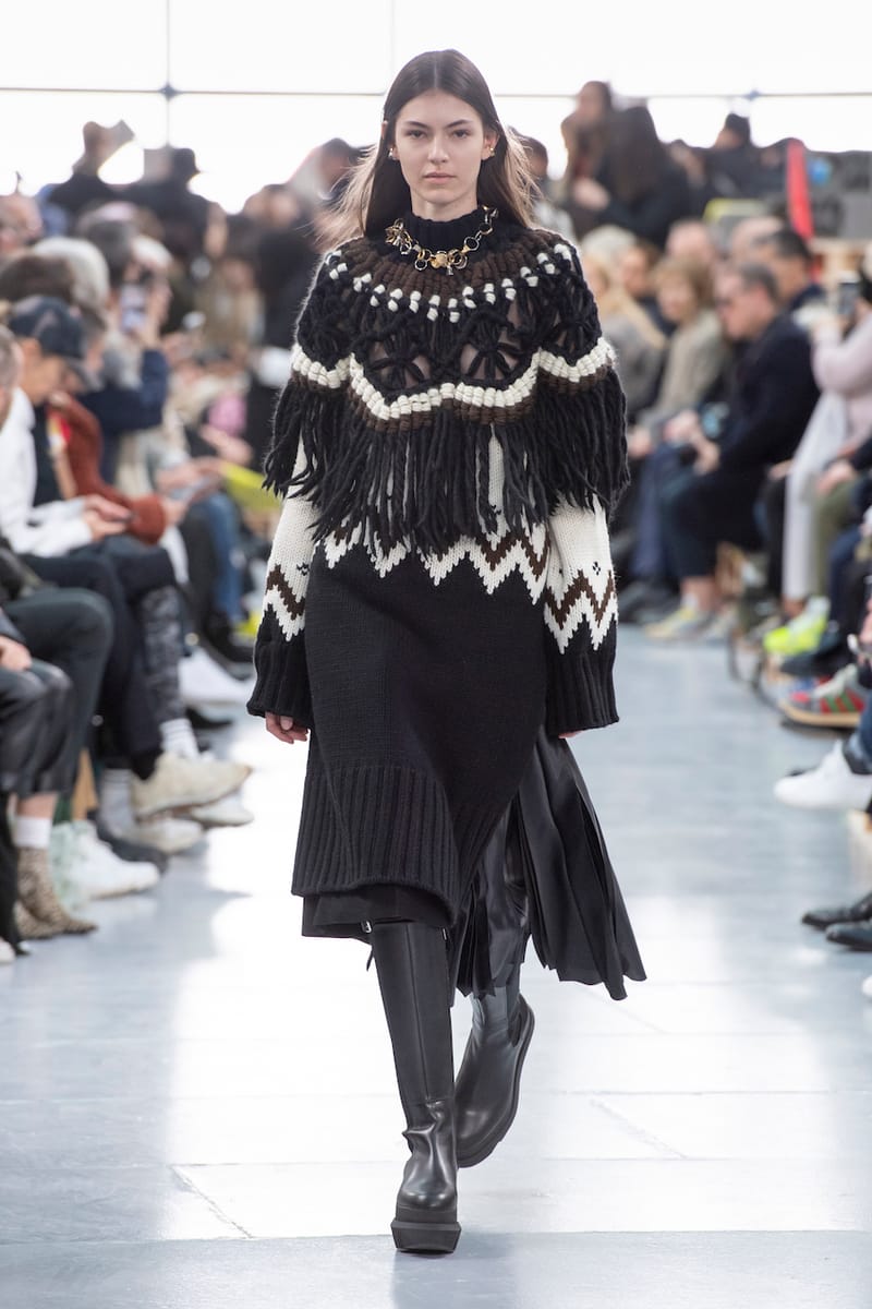 sacai - 希少タグ付き sacai 2020秋冬コレクション ランウェイ