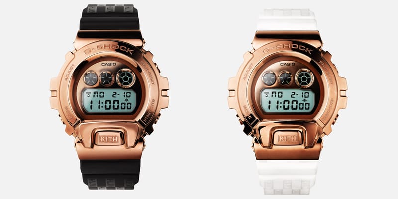 KITH x G-SHOCK からローズゴールドで彩られた GM-6900 が発売