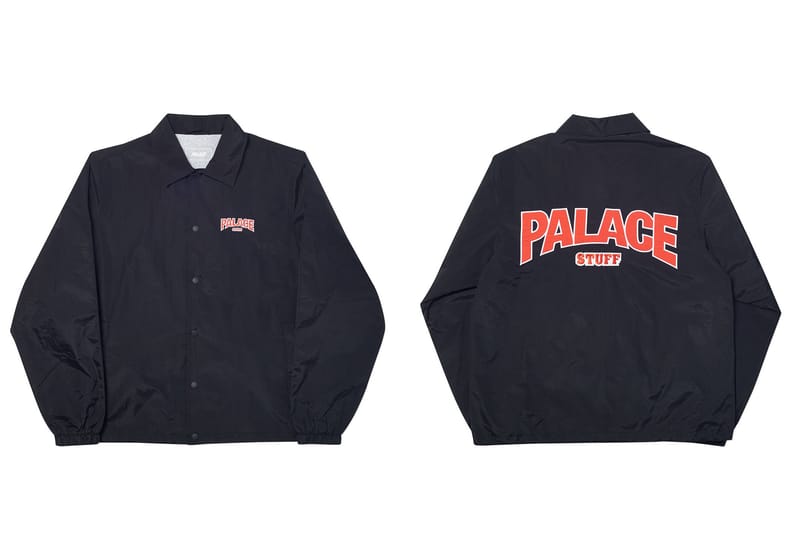palace skateboards stuff jacket black
