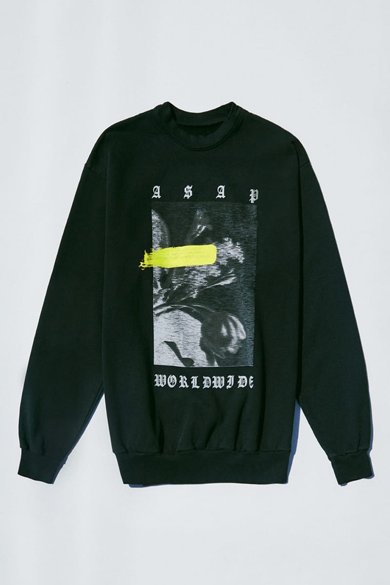 美品　Asap mob asap worldwide starter Mサイズ エイサップモブ×パクサンによるコラボカプセルコレクションが