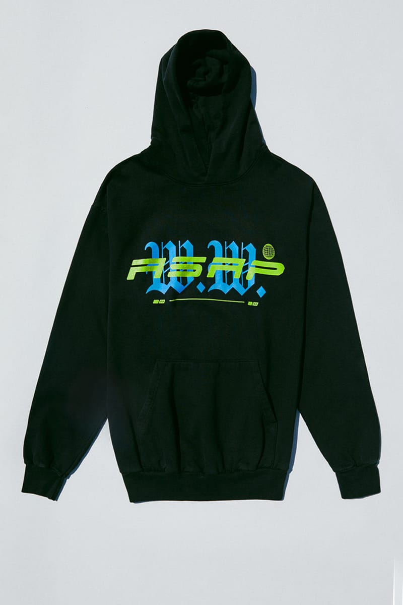 美品　Asap mob asap worldwide starter Mサイズ エイサップモブ×パクサンによるコラボカプセルコレクションが