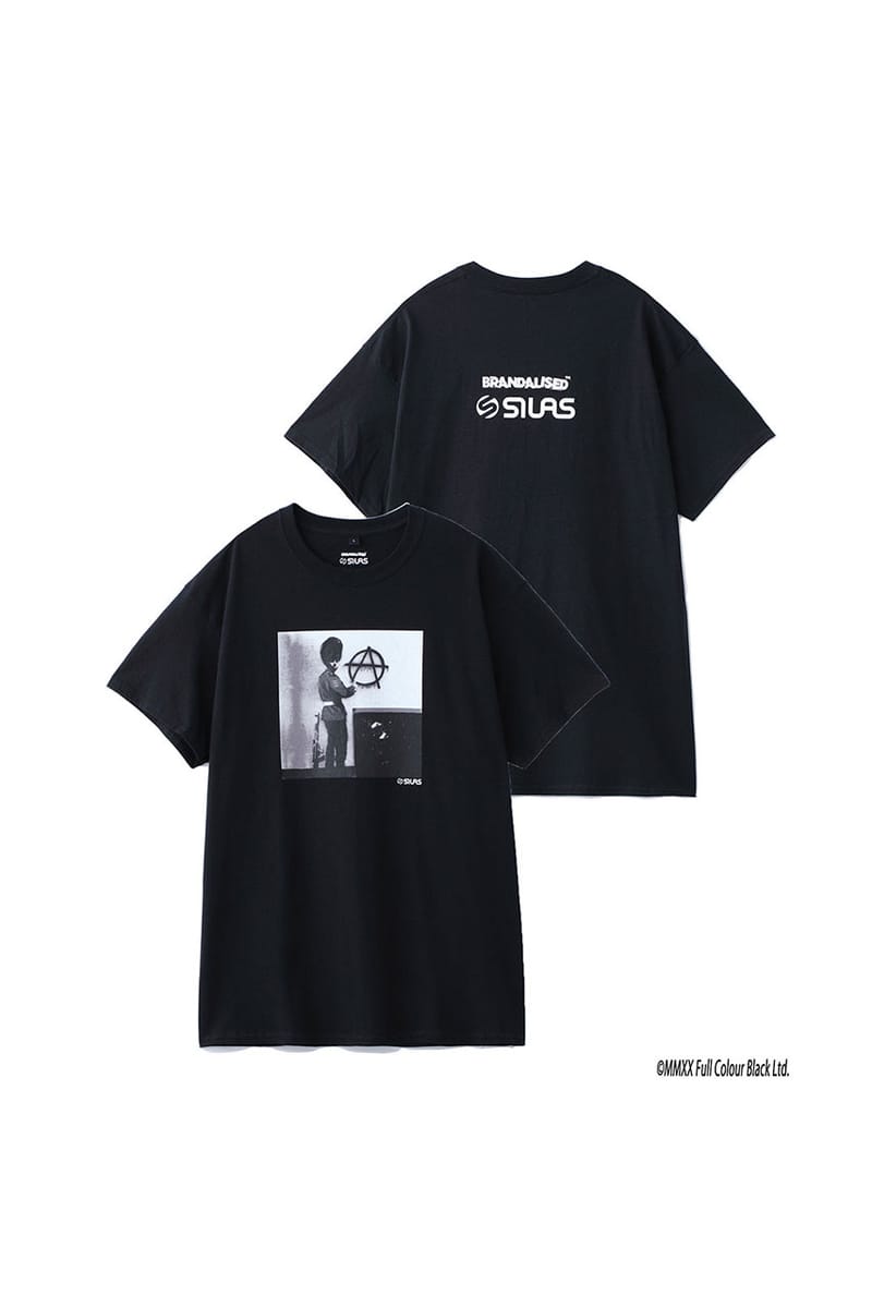 サイラスがバンクシーのグラフィックをプリントしたTシャツ4型を発売