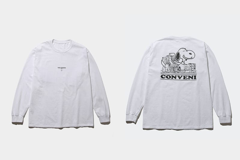 普及型THE CONVENI フラグメントfragment ピーナッツ　白XL Tシャツ/カットソー(半袖/袖なし)