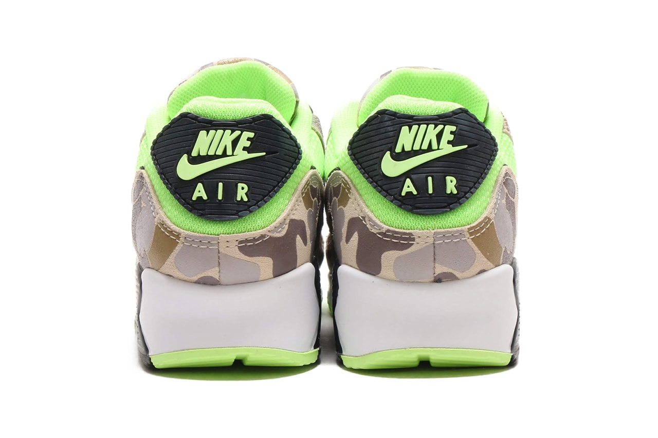lime green camo air max