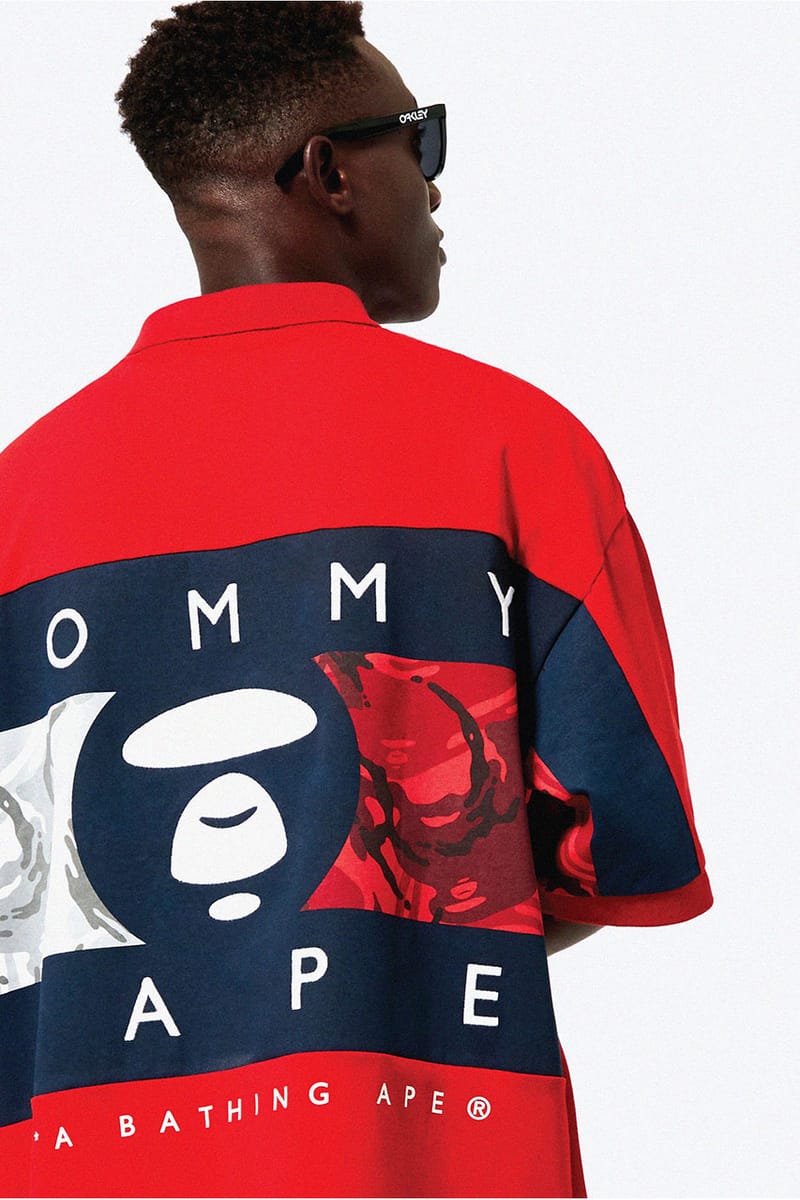 TOMMY AAPE トミー エイプ コラボ ナイロン ジャケット-