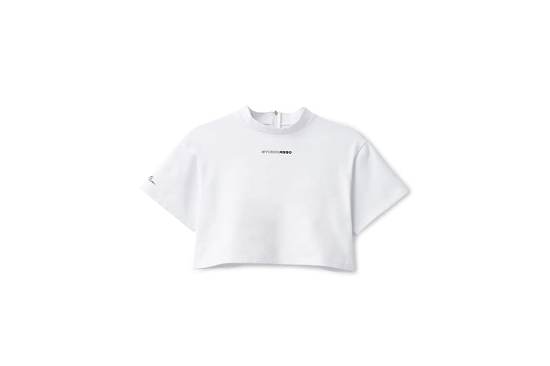 タグの STUDIO R330 WHITE COTTON SHIRT - CROPPEDの通販 by Mona's