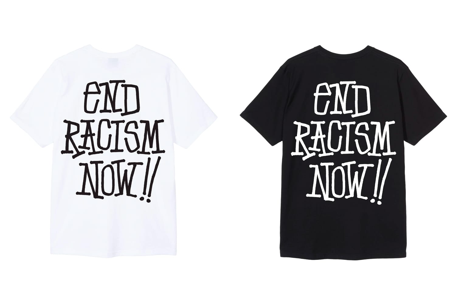 stussy end racism large Tシャツ