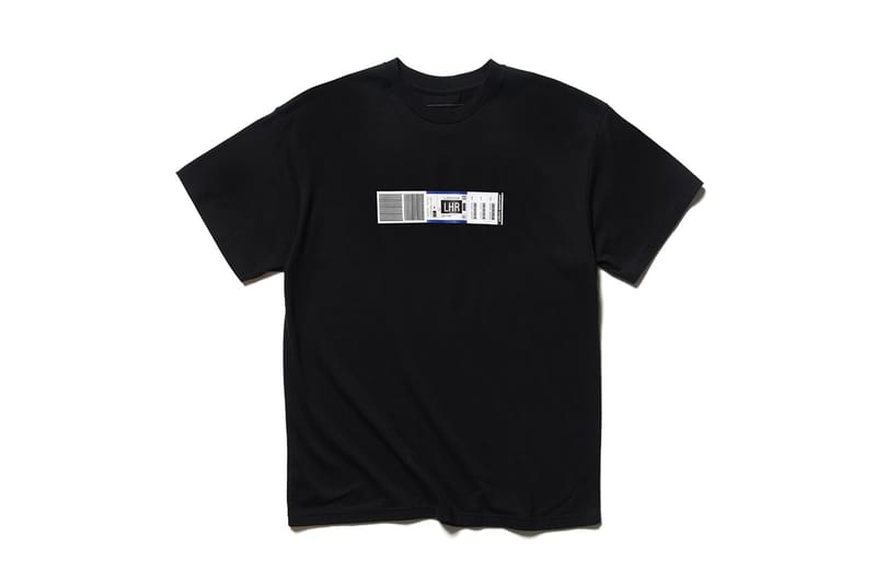 ユニフォームエクスペリメントがフラグメントの手がけた旅Tシャツを