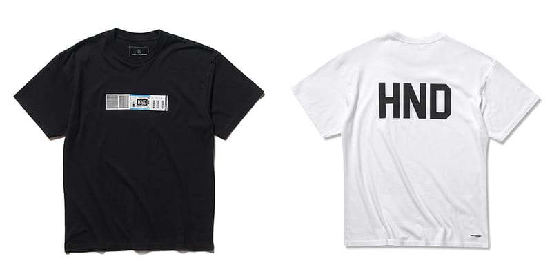 ユニフォームエクスペリメントがフラグメントの手がけた旅Tシャツを