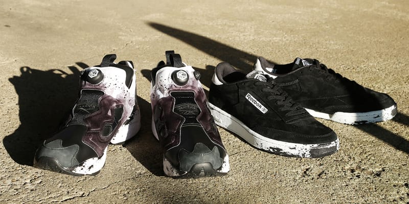 Reebok x yoshiokubo の Instapump Fury と Club C にクローズアップ