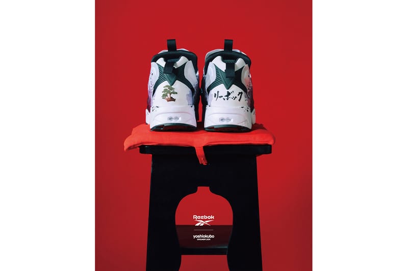 Reebok Instapump Fury ヨシオクボ コラボ スニーカー リーボックxヨシオクボのスニーカーにクローズアップ | Hypebeast.JP