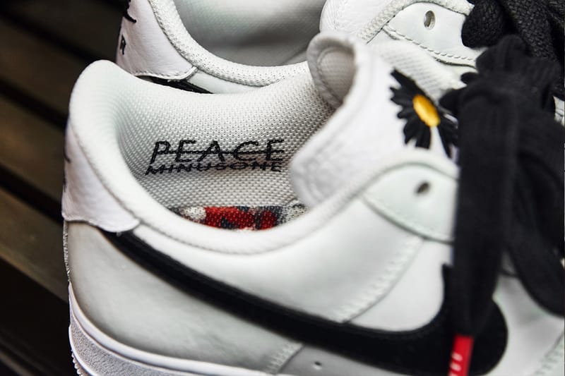 G-Dragon x NikeのAir Force 1 “Para-noise 2.0”にクローズアップ