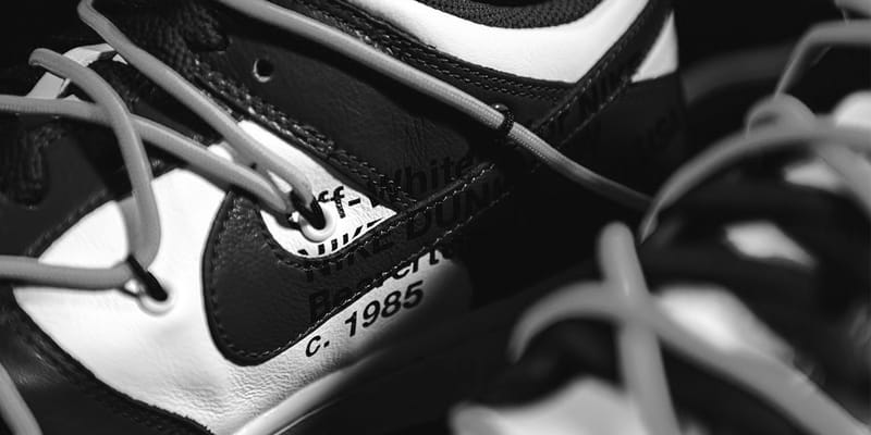 最終値下げ　Nike✖️off-whiteコラボ　ダンクロー 海外9月30日発売予定】オフホワイト × フューチュラ × ナイキ ダンク