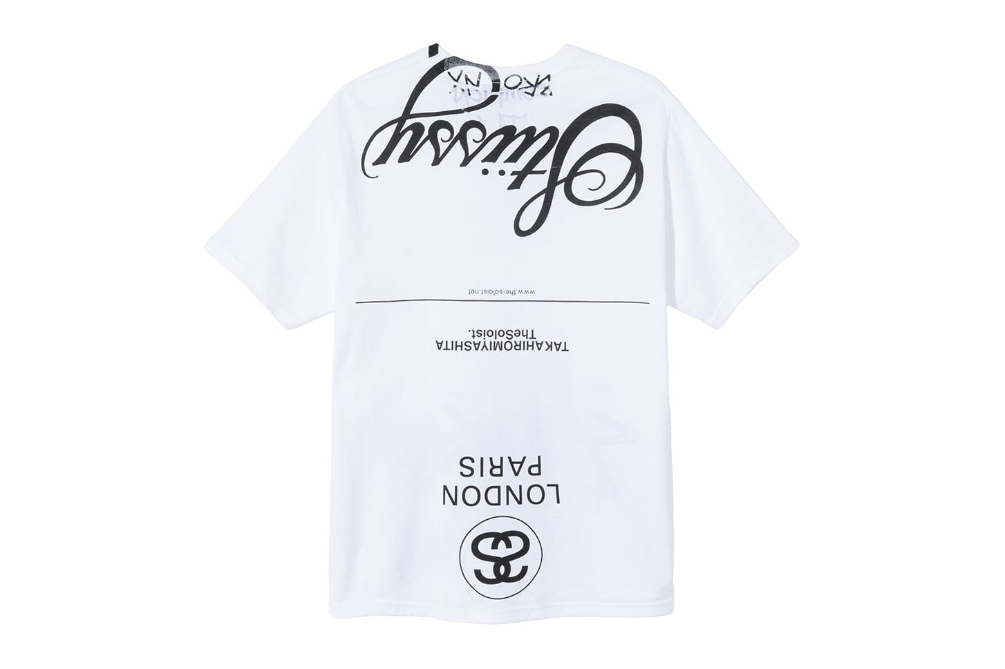 stussy×TakahiroMiyasitaワールドツアーコレクションTシャツ