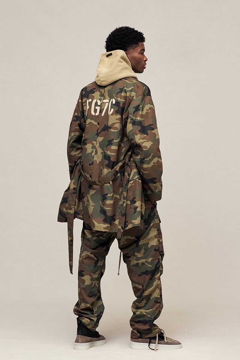 fear of god アノラック　camo