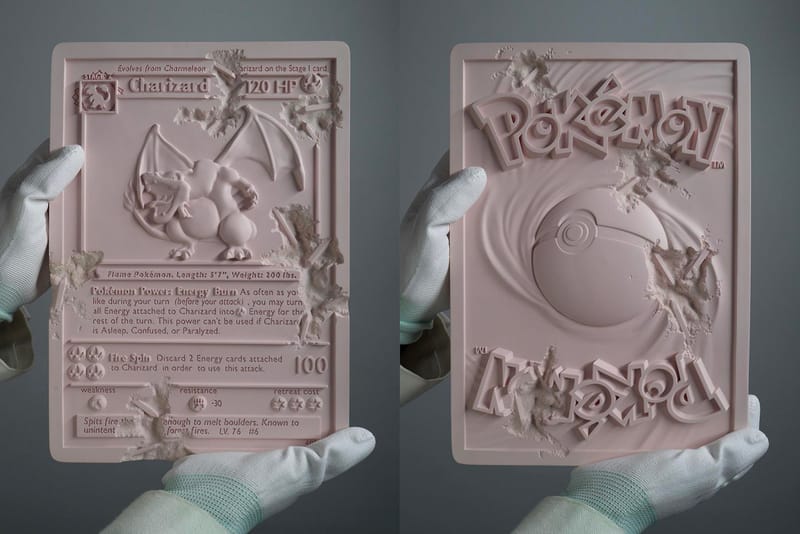 daniel arsham×Pokemon クリスタル 石版リザードン手渡できる - 彫刻 ...