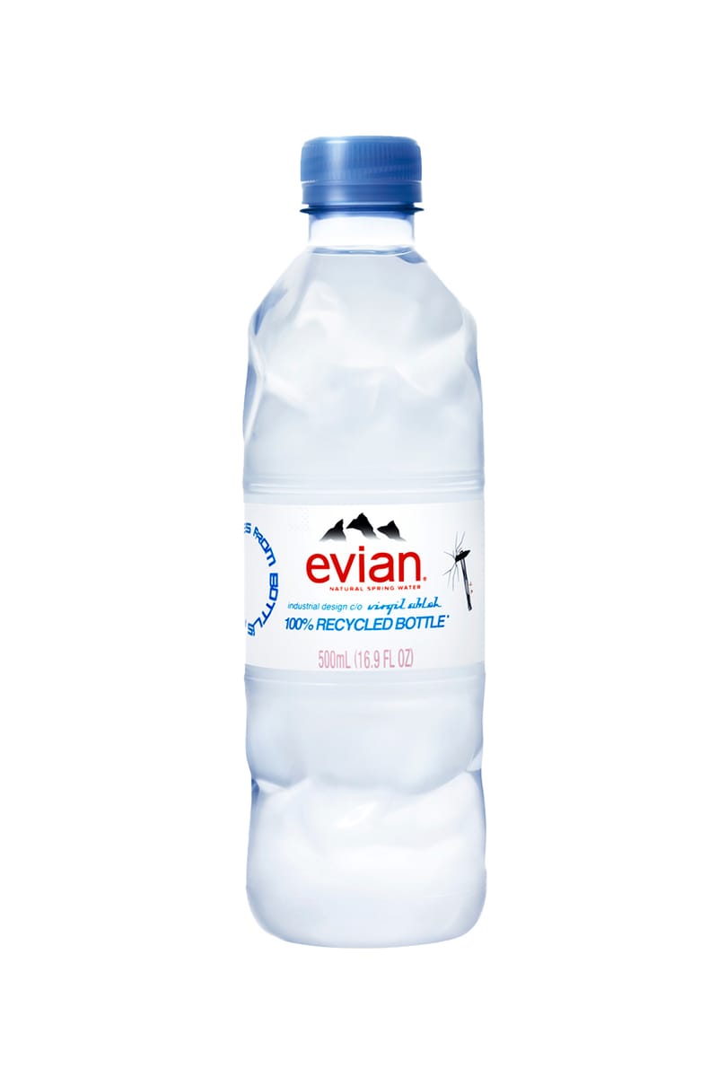 エビアンがヴァージル・アブローのデザインによる新ボトルを発表 