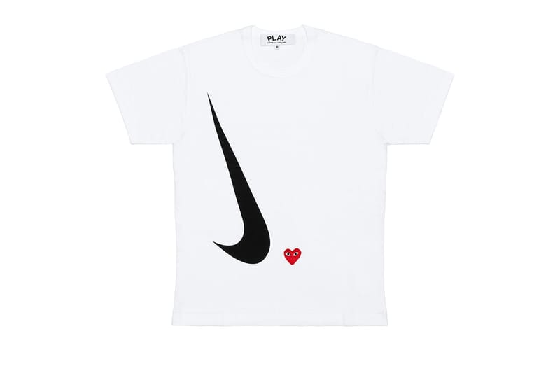 COMME does GARCONS NIKE コラボT　Play x Nikeトップス