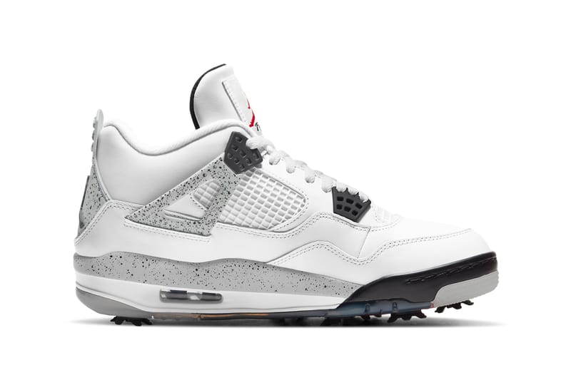 NIKE GOLF AIR JORDAN 4 WHITE CEMENT 28.5