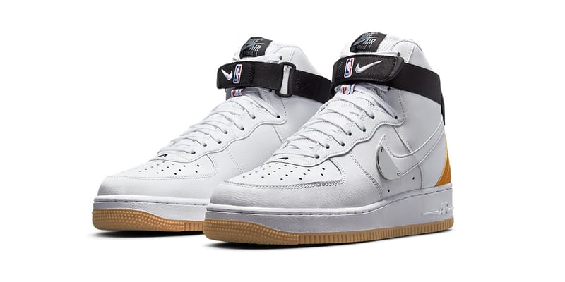 Air force 1 high university outlet gold