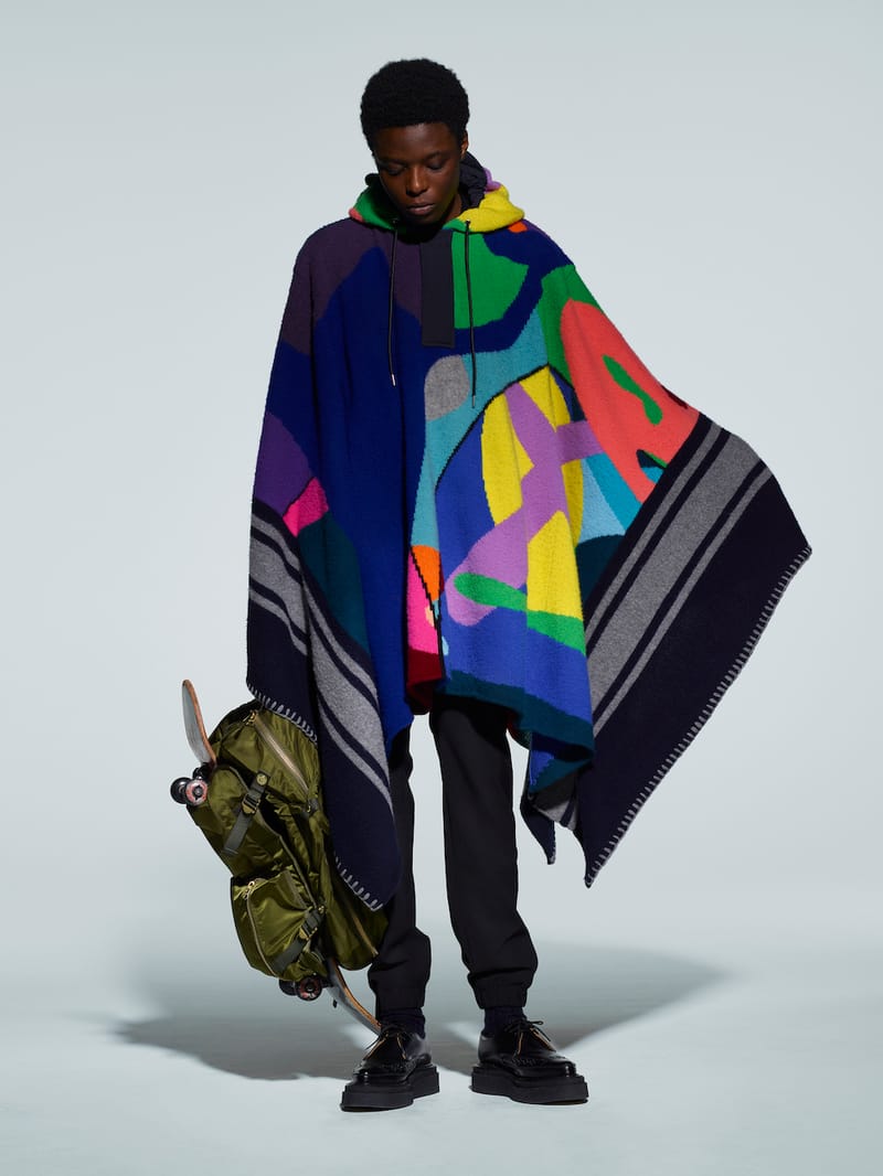 2021年秋冬サカイkawsコラボファージャケットコートsacai