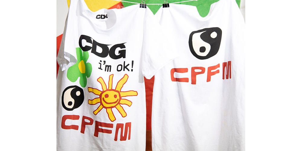 CDG x CPFMが2020年に続きコラボTシャツ2型をリリース 