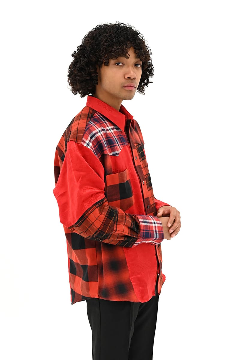 MIYAGIHIDETAKA western ネルシャツ MIYAGIHIDETAKA ミヤギヒデタカ Wnel Shirt チェックシャツ