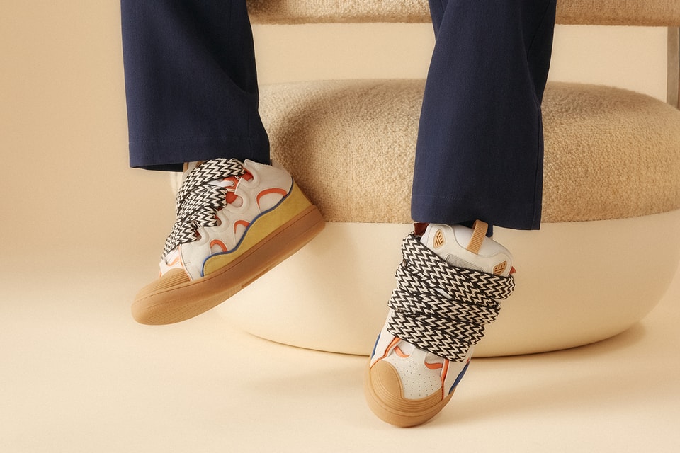 【関税込み】Lanvin イエロー Qixi フーディ ヴァージルやトラヴィスが着用するランバンのスニーカーに新色が