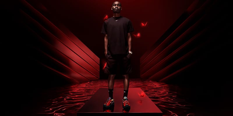 スケプタxナイキのSKファントム フットボール ブーツの公式ビジュアル