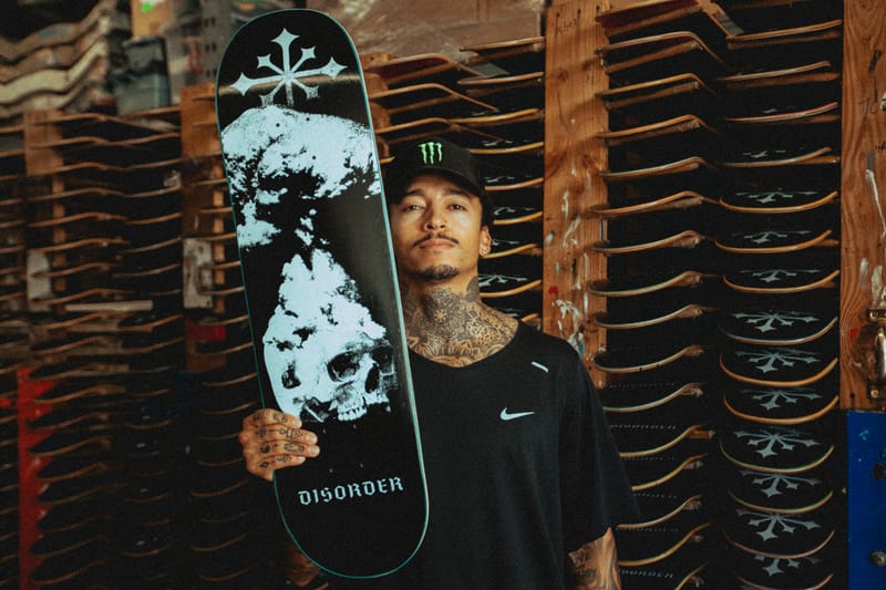 スポーツデッキ ナイジャヒューストンサイン入り Nyjah Huston