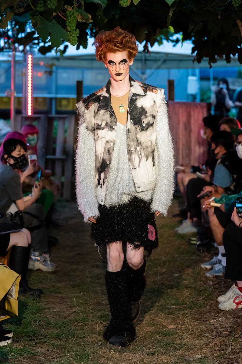 doublet ファージャケット S ダブレット 佐藤健着用 doublet HAND-PAINTED FUR JACKET