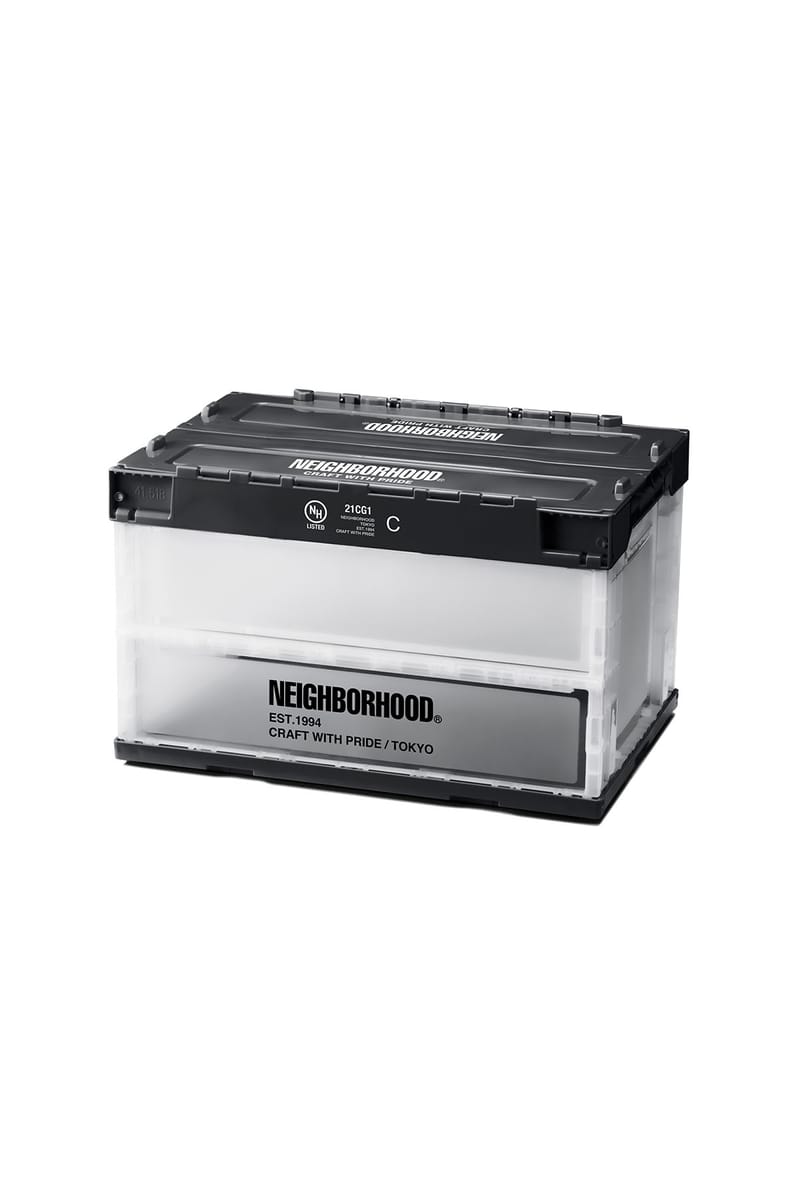 フォールディングコンテナ NEIGHBORHOOD ネイバーフッド 黒 NEIGHBORHOOD ネイバーフッド 22AW FOLDING CONTAINER.PP