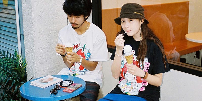 ジュンイナガワ×アイスクリーム　 コラボコレクション　キャップ アイスクリームxジュンイナガワによるコラボコレクション第2弾が