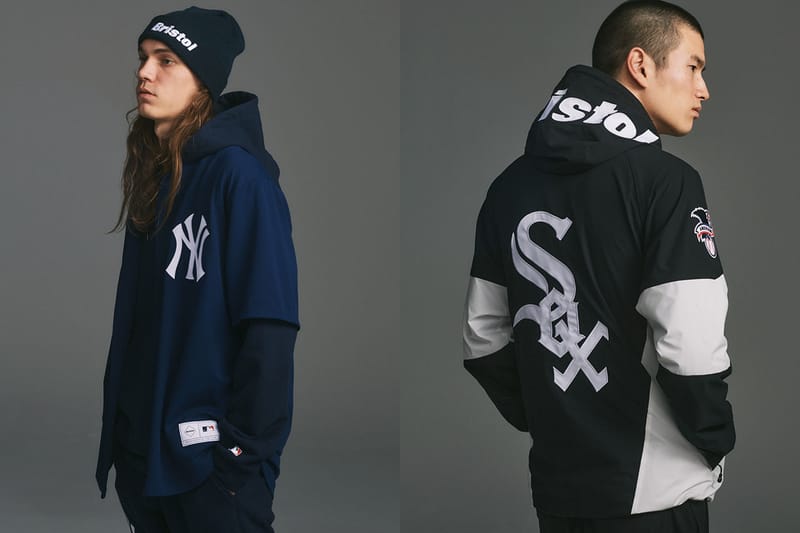 F.C.Real Bristol NYヤンキースコラボフード付きウェア