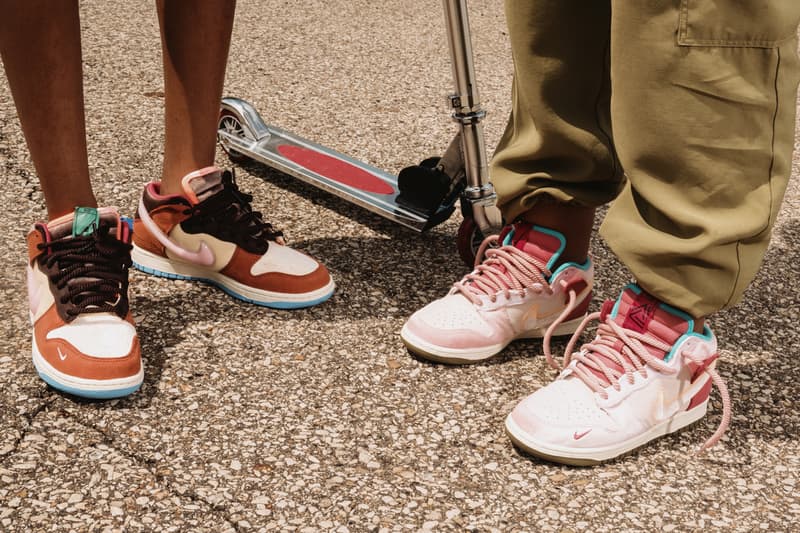strawberry mid dunks
